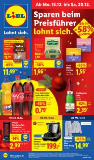Titelseite des Lidl Prospekts für nächste Woche KW 51