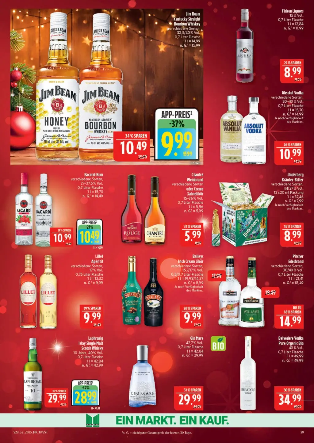 Marktkauf Prospekt KW52 mit aktuellen Angeboten und attraktiven Rabatten – günstige Lebensmittel, Sparen Sie bei Marktkauf Prospekt diese Woche!