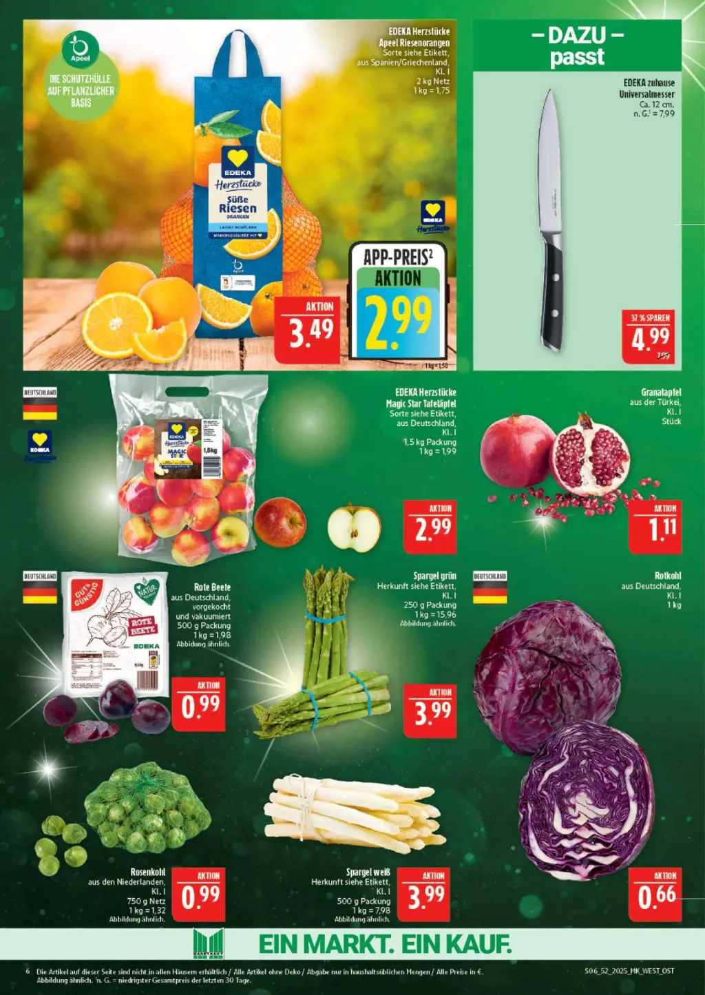 Marktkauf Prospekt KW52 mit aktuellen Angeboten und attraktiven Rabatten – günstige Lebensmittel, Sparen Sie bei Marktkauf Prospekt diese Woche!