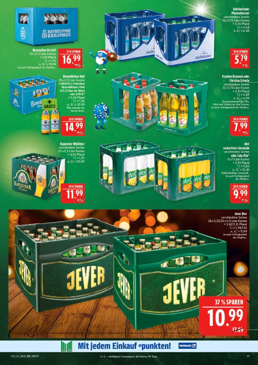 Marktkauf Prospekt KW52 mit aktuellen Angeboten und attraktiven Rabatten – günstige Lebensmittel, Sparen Sie bei Marktkauf Prospekt diese Woche!