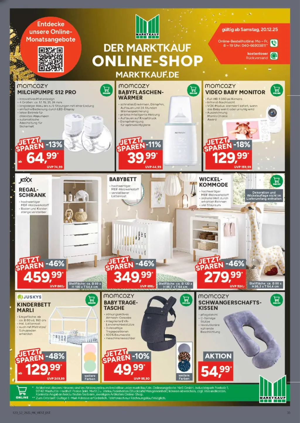 Marktkauf Prospekt KW52 mit aktuellen Angeboten und attraktiven Rabatten – günstige Lebensmittel, Sparen Sie bei Marktkauf Prospekt diese Woche!