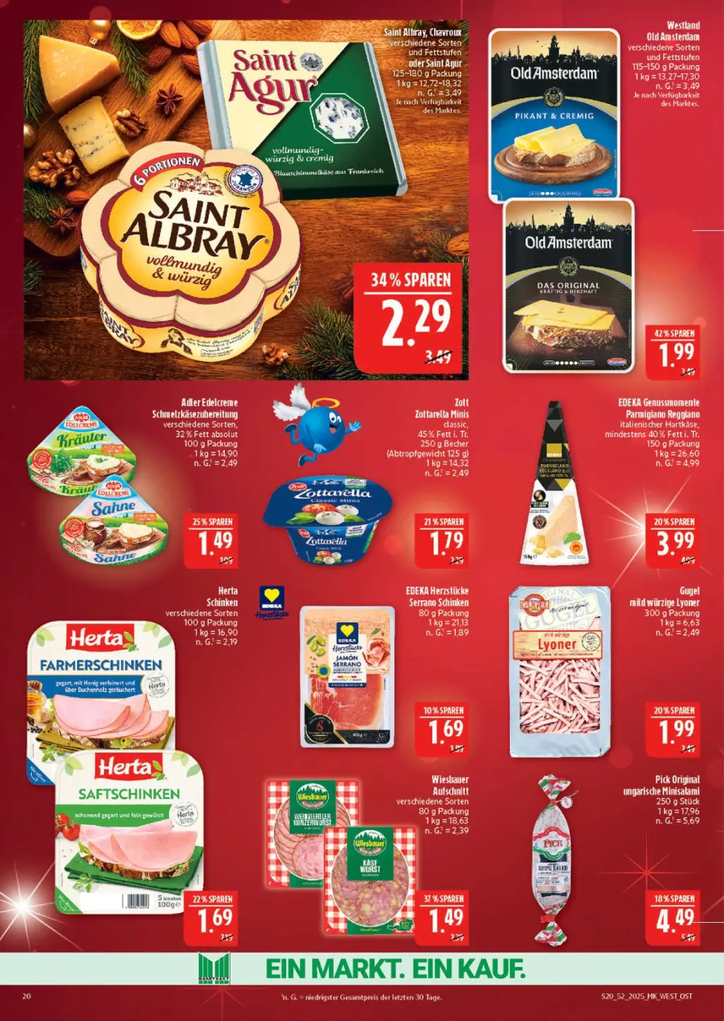 Marktkauf Prospekt KW52 mit aktuellen Angeboten und attraktiven Rabatten – günstige Lebensmittel, Sparen Sie bei Marktkauf Prospekt diese Woche!