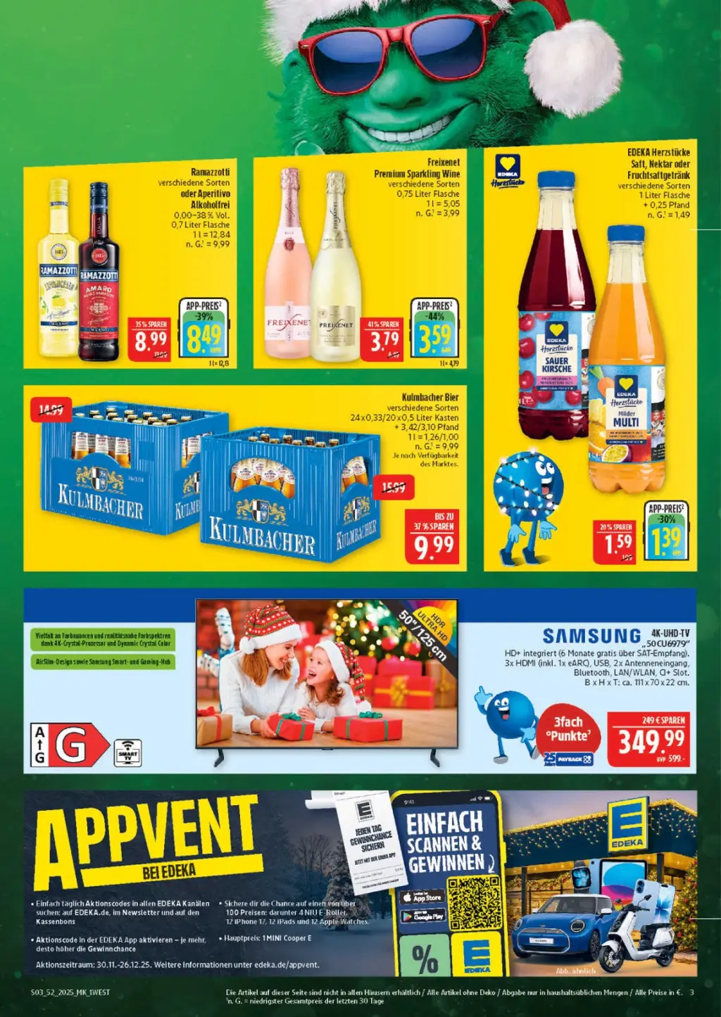 Marktkauf Prospekt KW52 mit aktuellen Angeboten und attraktiven Rabatten – günstige Lebensmittel, Sparen Sie bei Marktkauf Prospekt diese Woche!