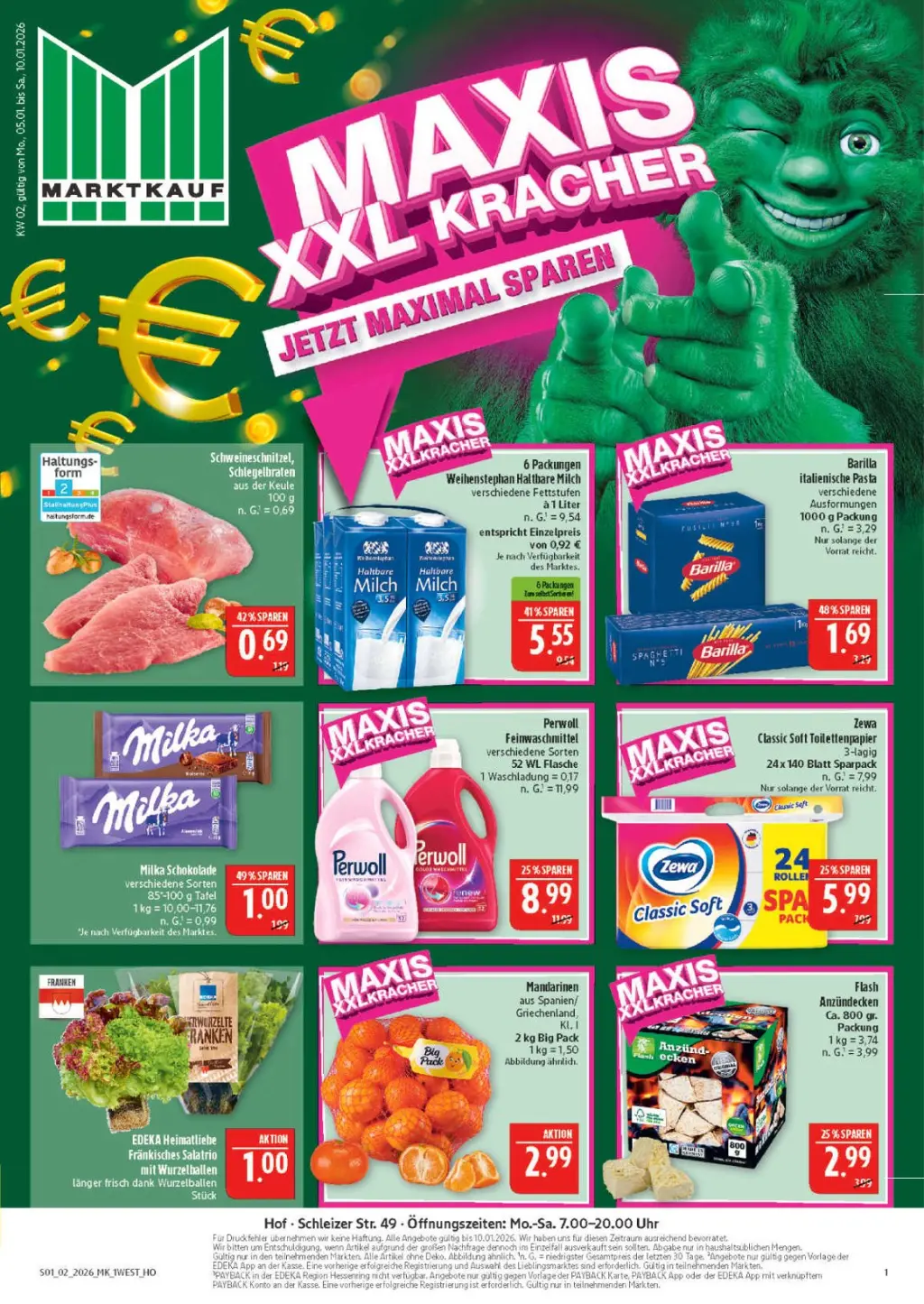 Marktkauf Prospekt KW02 mit aktuellen Angeboten und attraktiven Rabatten – günstige Lebensmittel, Sparen Sie bei Marktkauf Prospekt diese Woche! Marktkauf Prospekt KW02 mit aktuellen Angeboten und attraktiven Rabatten – günstige Lebensmittel, Sparen Sie bei Marktkauf Prospekt diese Woche!