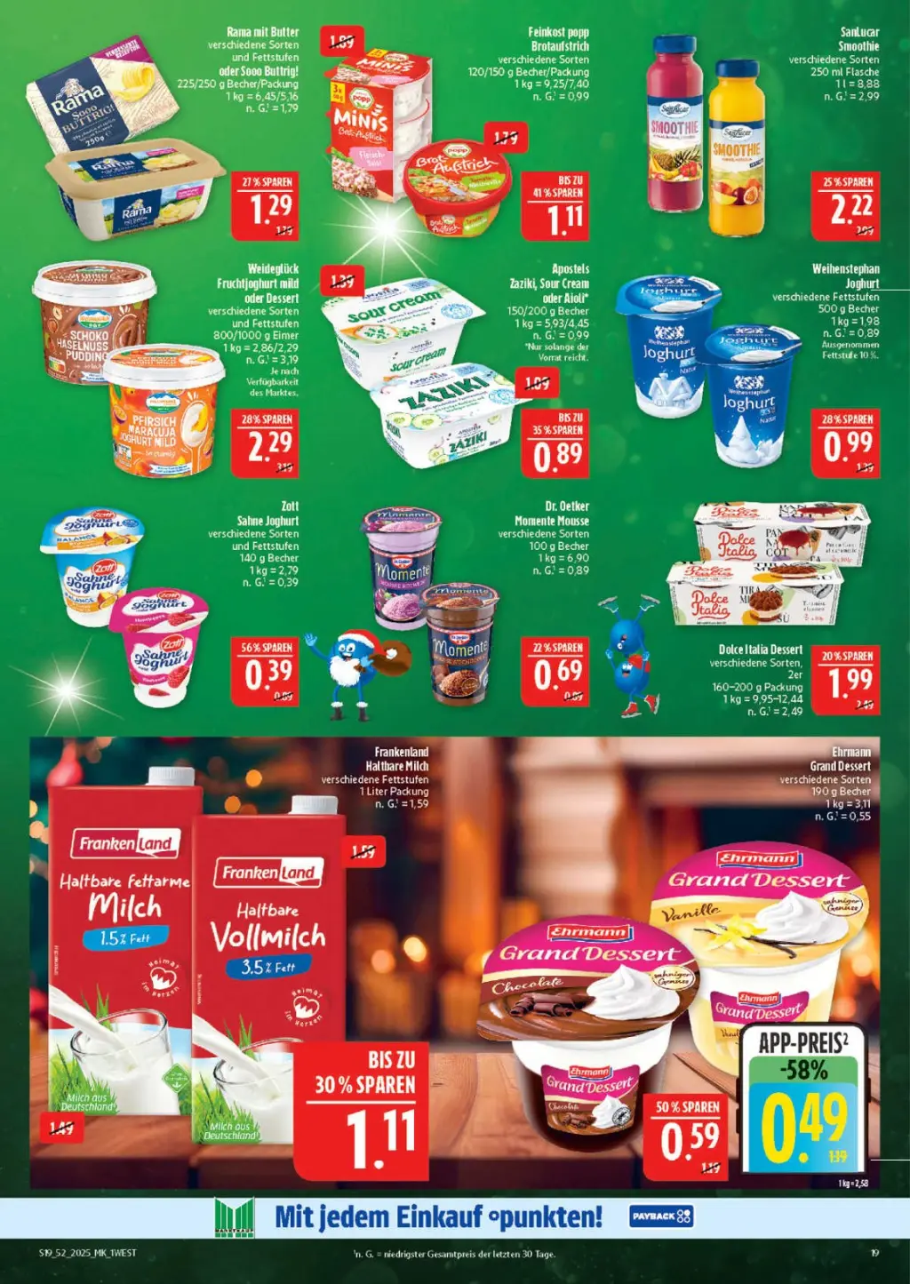 Marktkauf Prospekt KW52 mit aktuellen Angeboten und attraktiven Rabatten – günstige Lebensmittel, Sparen Sie bei Marktkauf Prospekt diese Woche!