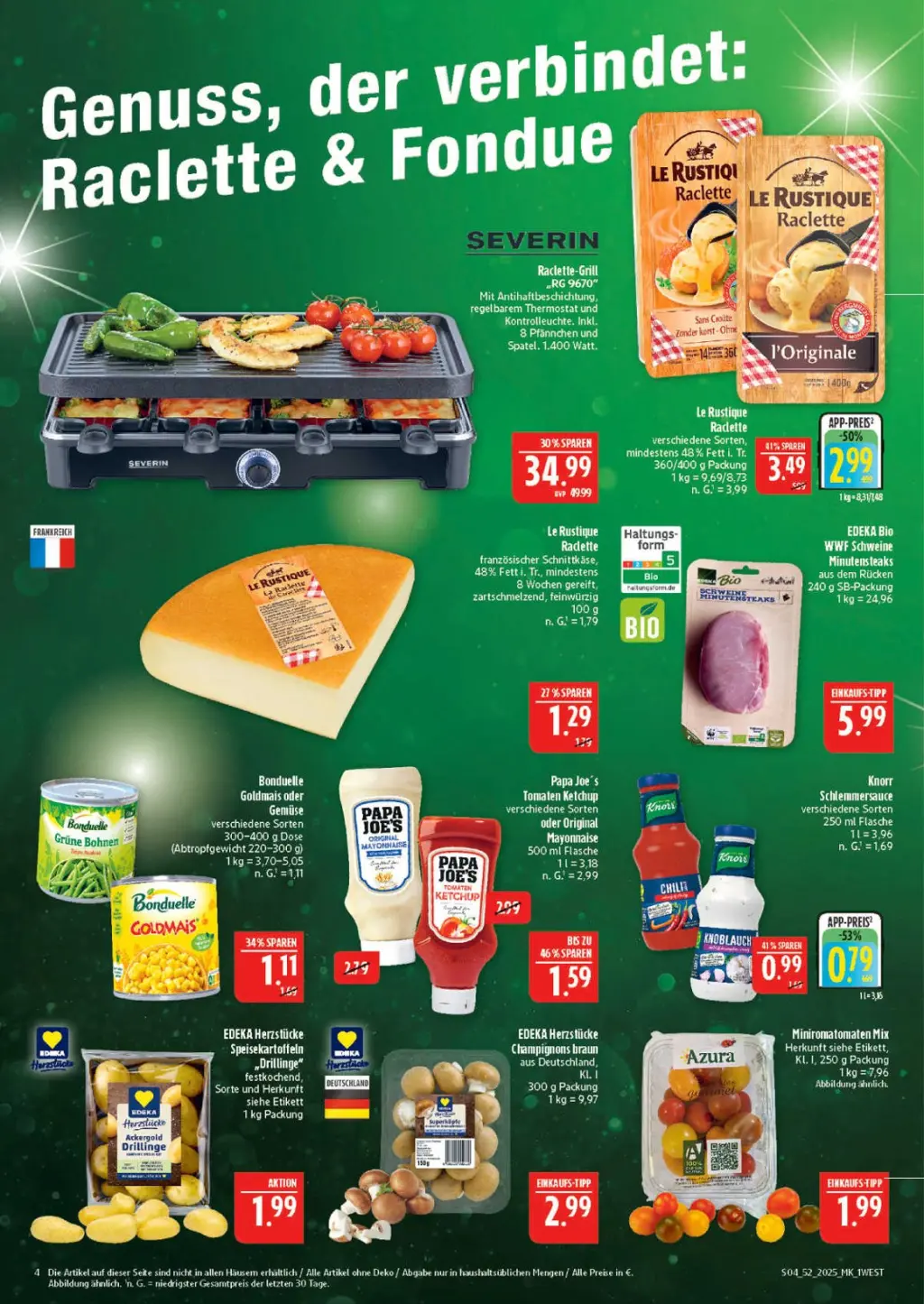 Marktkauf Prospekt KW52 mit aktuellen Angeboten und attraktiven Rabatten – günstige Lebensmittel, Sparen Sie bei Marktkauf Prospekt diese Woche!