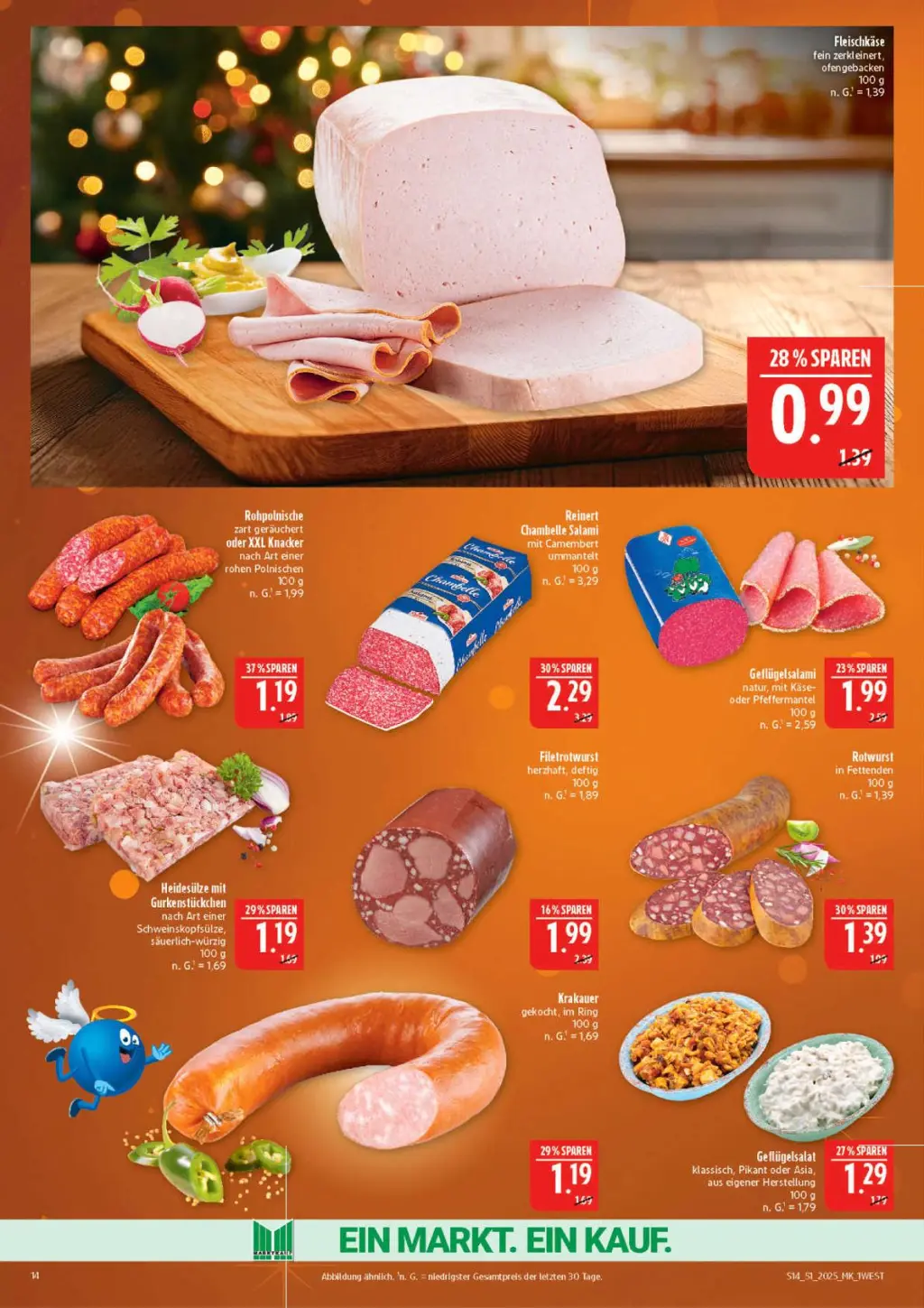 Marktkauf Prospekt KW51 mit aktuellen Angeboten und attraktiven Rabatten – günstige Lebensmittel, Sparen Sie bei Marktkauf Prospekt diese Woche!