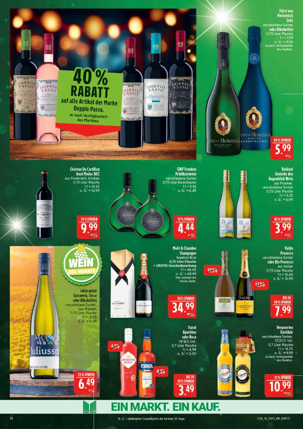 Marktkauf Prospekt KW51 mit aktuellen Angeboten und attraktiven Rabatten – günstige Lebensmittel, Sparen Sie bei Marktkauf Prospekt diese Woche!