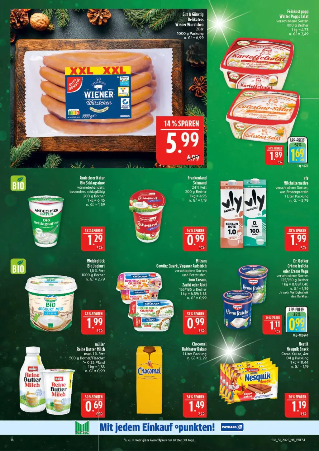 Marktkauf Prospekt KW51 mit aktuellen Angeboten und attraktiven Rabatten – günstige Lebensmittel, Sparen Sie bei Marktkauf Prospekt diese Woche!