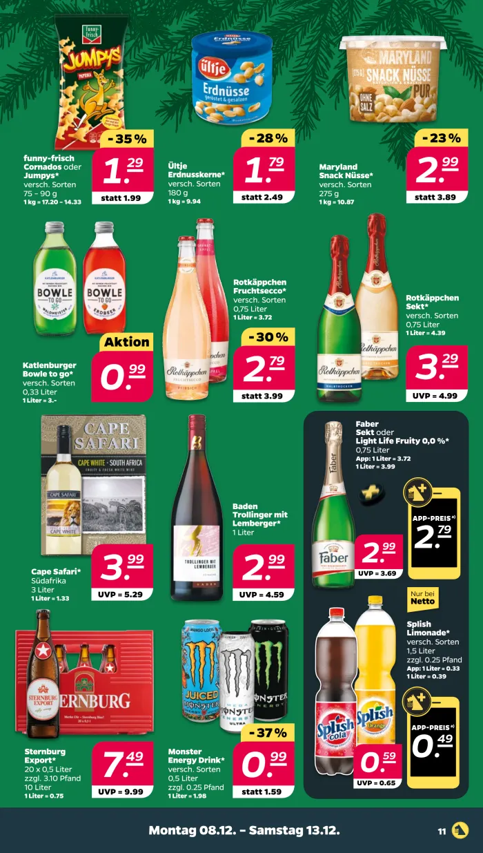 NETTO Prospekt KW50 mit aktuellen Angeboten und attraktiven Rabatten – günstige Lebensmittel, Sparen Sie bei NETTO Prospekt diese Woche!