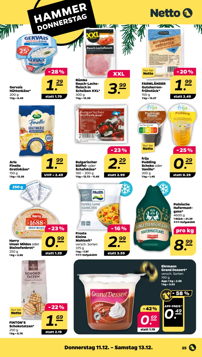 NETTO Prospekt KW50 mit aktuellen Angeboten und attraktiven Rabatten – günstige Lebensmittel, Sparen Sie bei NETTO Prospekt diese Woche!