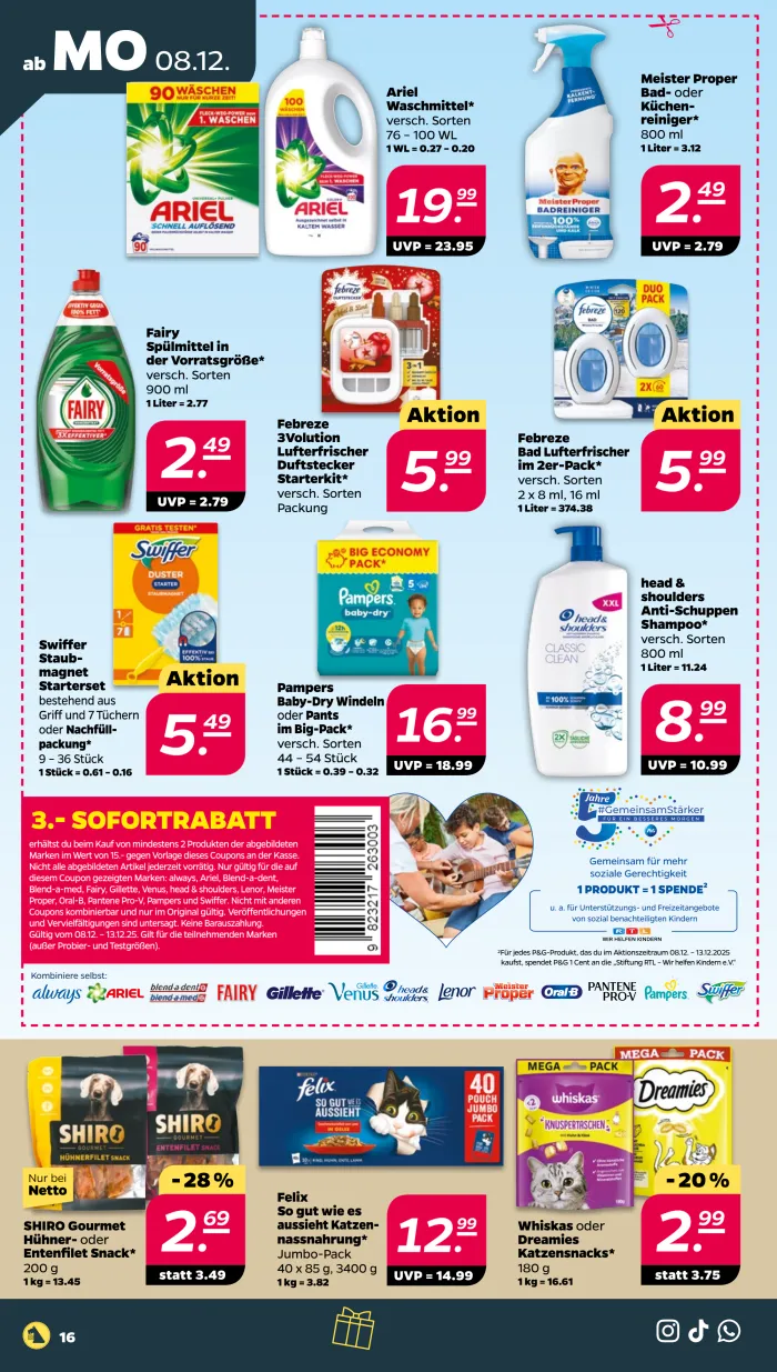 NETTO Prospekt KW50 mit aktuellen Angeboten und attraktiven Rabatten – günstige Lebensmittel, Sparen Sie bei NETTO Prospekt diese Woche!