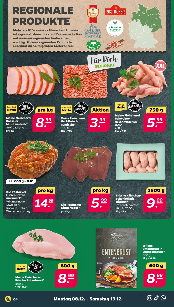NETTO Prospekt KW50 mit aktuellen Angeboten und attraktiven Rabatten – günstige Lebensmittel, Sparen Sie bei NETTO Prospekt diese Woche!