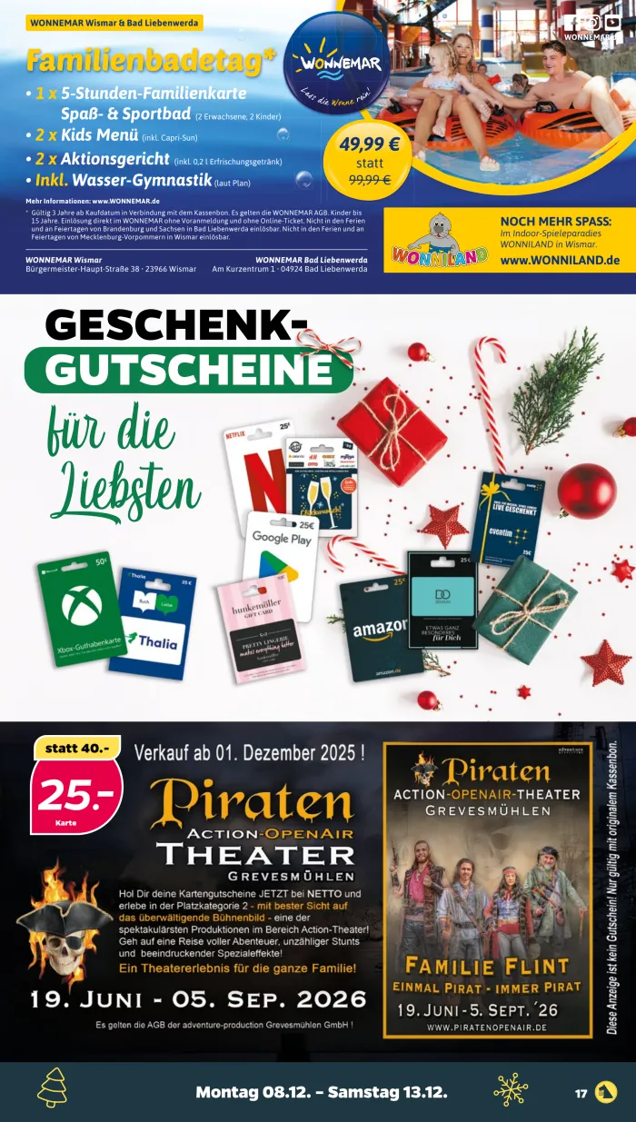 NETTO Prospekt KW50 mit aktuellen Angeboten und attraktiven Rabatten – günstige Lebensmittel, Sparen Sie bei NETTO Prospekt diese Woche!