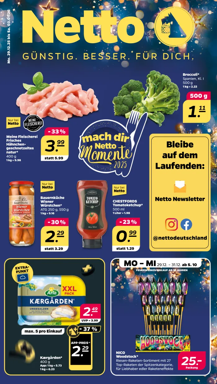 NETTO Prospekt KW01 mit aktuellen Angeboten und attraktiven Rabatten – günstige Lebensmittel, Sparen Sie bei NETTO Prospekt diese Woche! NETTO Prospekt KW01 mit aktuellen Angeboten und attraktiven Rabatten – günstige Lebensmittel, Sparen Sie bei NETTO Prospekt diese Woche!