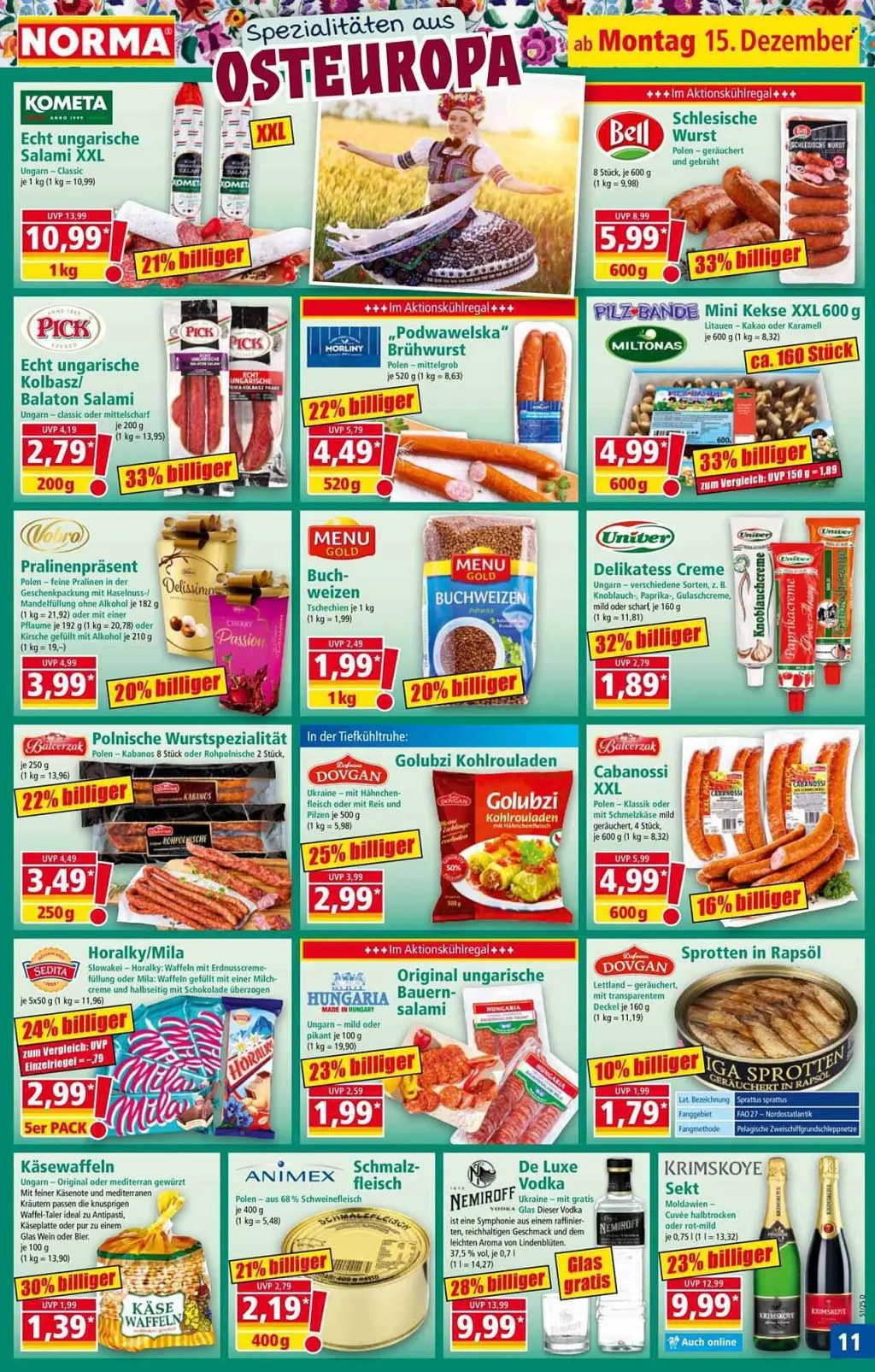 Norma Prospekt KW51 mit aktuellen Angeboten und attraktiven Rabatten – günstige Lebensmittel, Sparen Sie bei Norma Prospekt diese Woche!