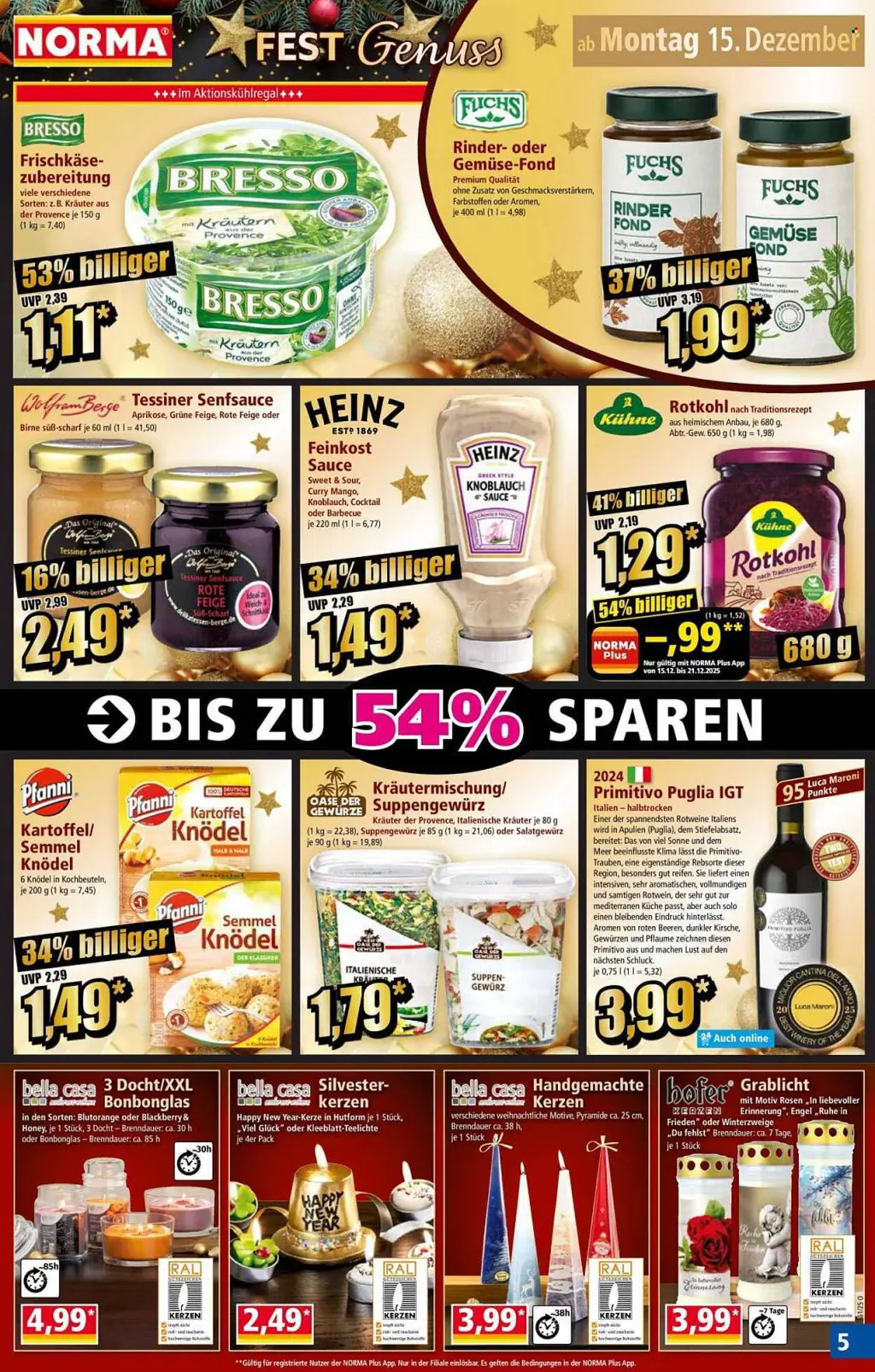 Norma Prospekt KW51 mit aktuellen Angeboten und attraktiven Rabatten – günstige Lebensmittel, Sparen Sie bei Norma Prospekt diese Woche!