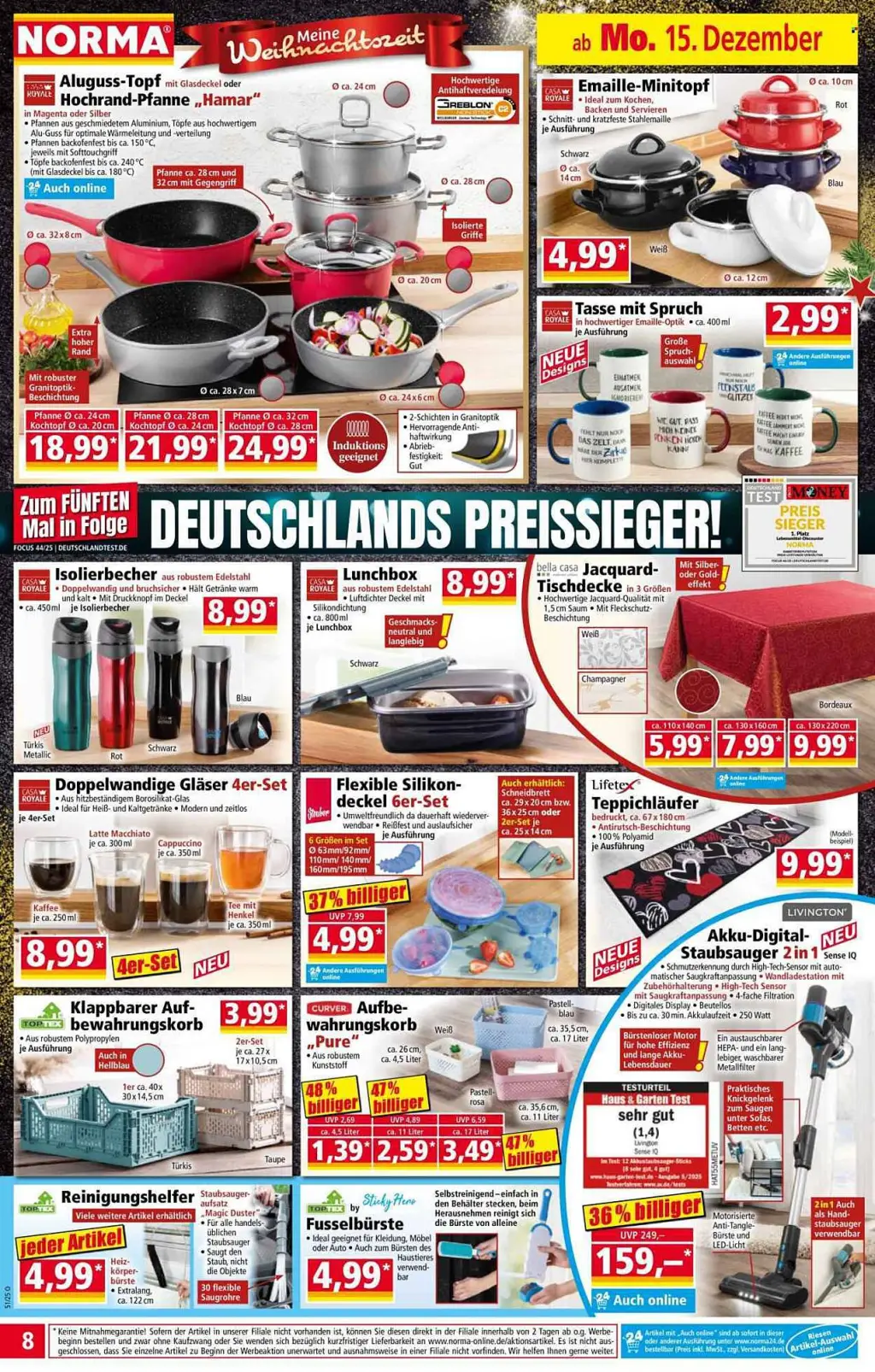 Norma Prospekt KW51 mit aktuellen Angeboten und attraktiven Rabatten – günstige Lebensmittel, Sparen Sie bei Norma Prospekt diese Woche!
