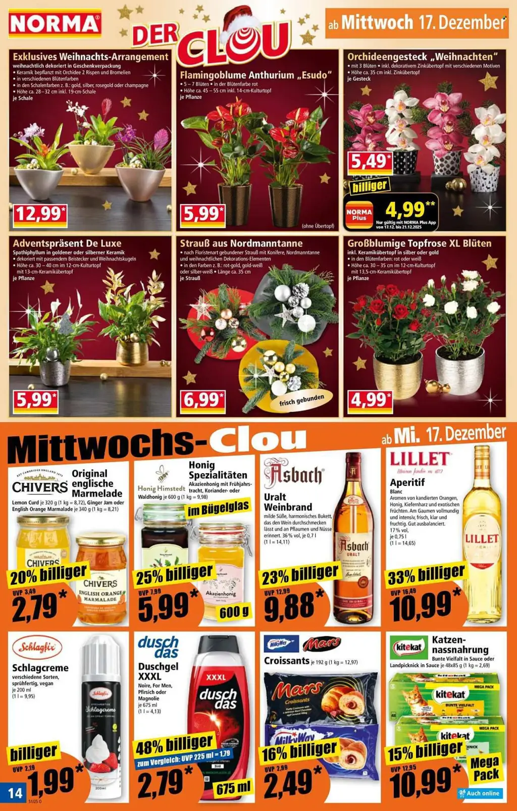 Norma Prospekt KW51 mit aktuellen Angeboten und attraktiven Rabatten – günstige Lebensmittel, Sparen Sie bei Norma Prospekt diese Woche!