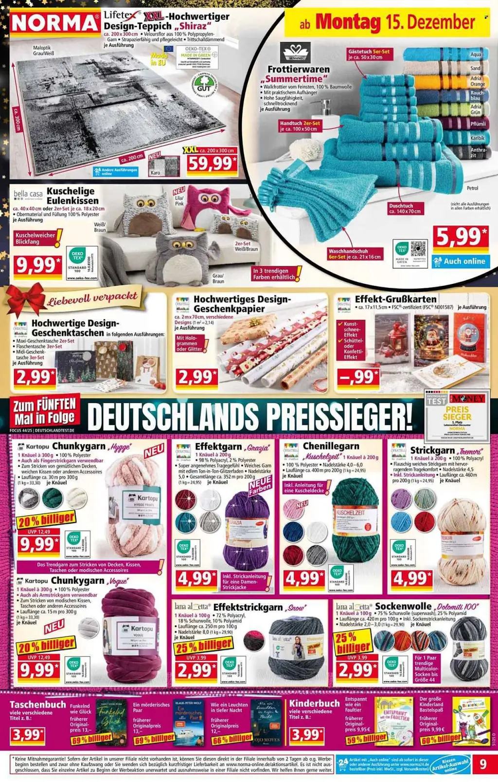 Norma Prospekt KW51 mit aktuellen Angeboten und attraktiven Rabatten – günstige Lebensmittel, Sparen Sie bei Norma Prospekt diese Woche!