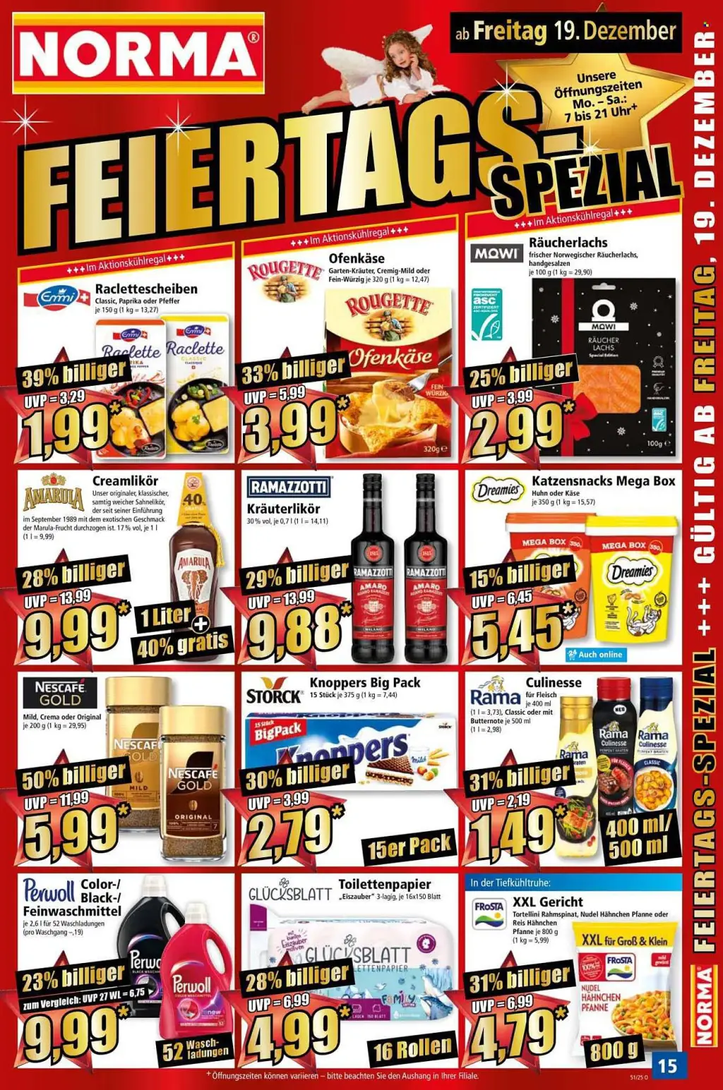 Norma Prospekt KW51 mit aktuellen Angeboten und attraktiven Rabatten – günstige Lebensmittel, Sparen Sie bei Norma Prospekt diese Woche!