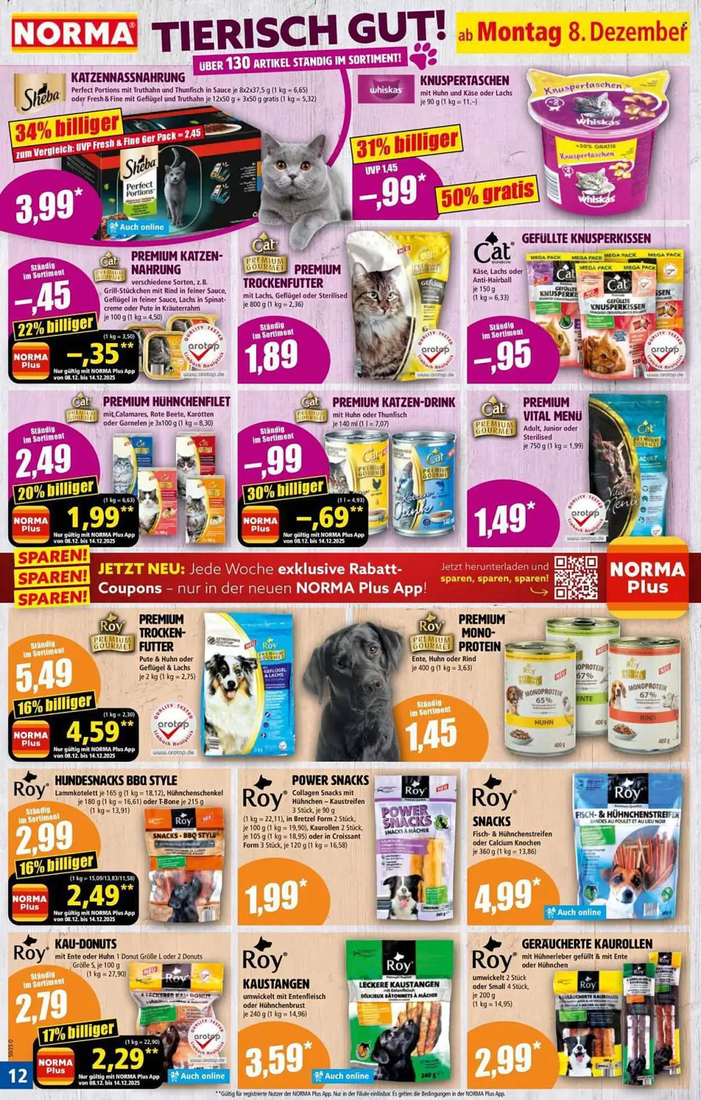 Norma Prospekt KW50 mit aktuellen Angeboten und attraktiven Rabatten – günstige Lebensmittel, Sparen Sie bei Norma Prospekt diese Woche!