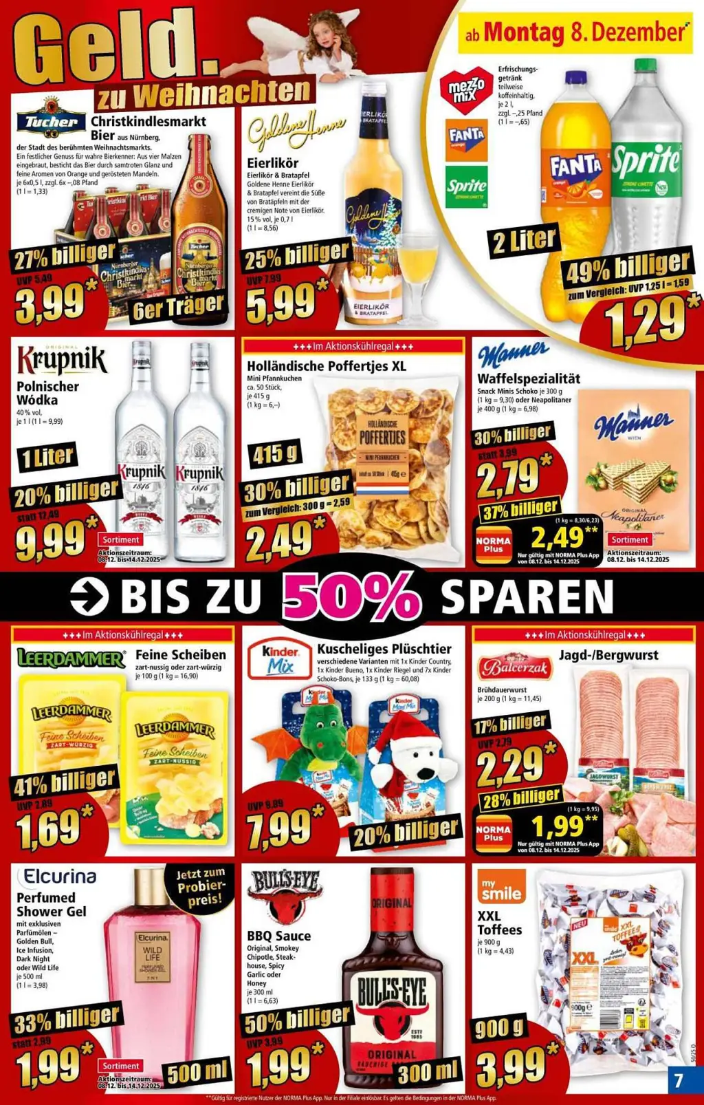 Norma Prospekt KW50 mit aktuellen Angeboten und attraktiven Rabatten – günstige Lebensmittel, Sparen Sie bei Norma Prospekt diese Woche!