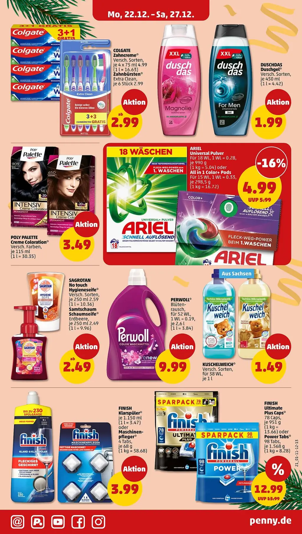 PENNY Prospekt KW52 mit aktuellen Angeboten und attraktiven Rabatten – günstige Lebensmittel, Sparen Sie bei PENNY Prospekt diese Woche!