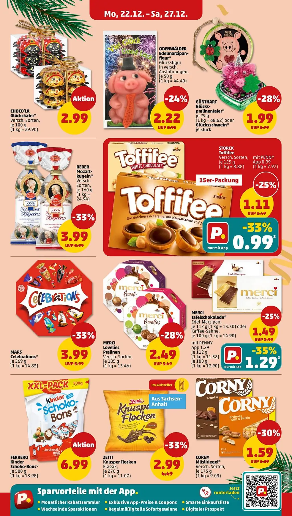 PENNY Prospekt KW52 mit aktuellen Angeboten und attraktiven Rabatten – günstige Lebensmittel, Sparen Sie bei PENNY Prospekt diese Woche!