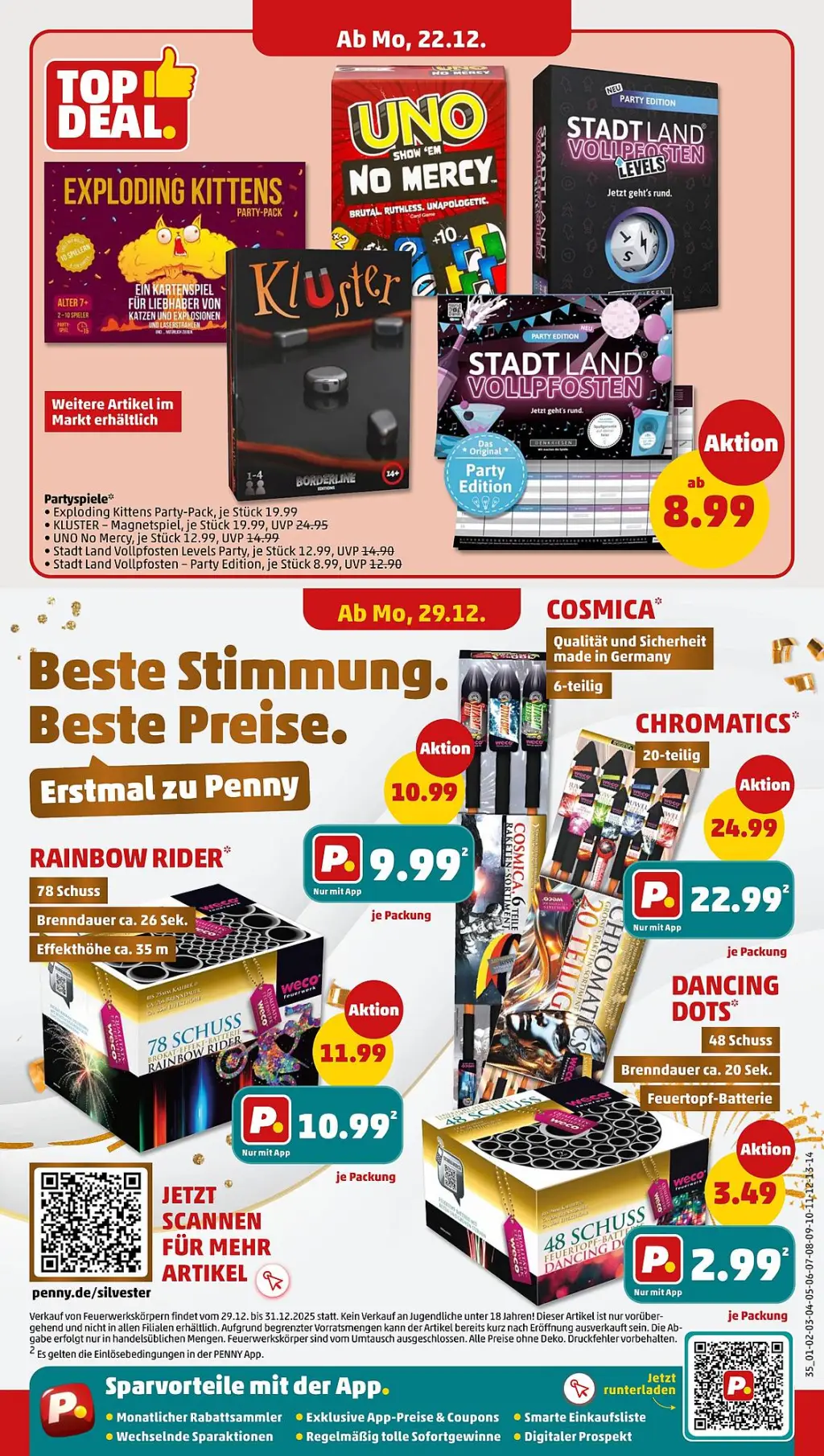 PENNY Prospekt KW52 mit aktuellen Angeboten und attraktiven Rabatten – günstige Lebensmittel, Sparen Sie bei PENNY Prospekt diese Woche!