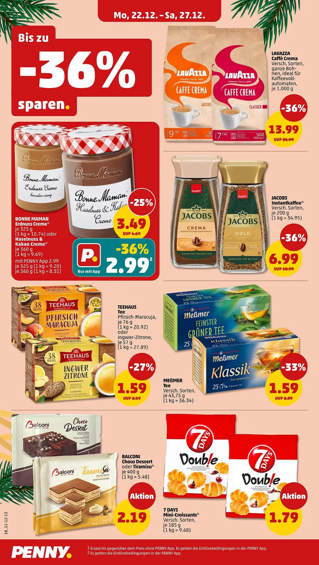 PENNY Prospekt KW52 mit aktuellen Angeboten und attraktiven Rabatten – günstige Lebensmittel, Sparen Sie bei PENNY Prospekt diese Woche!