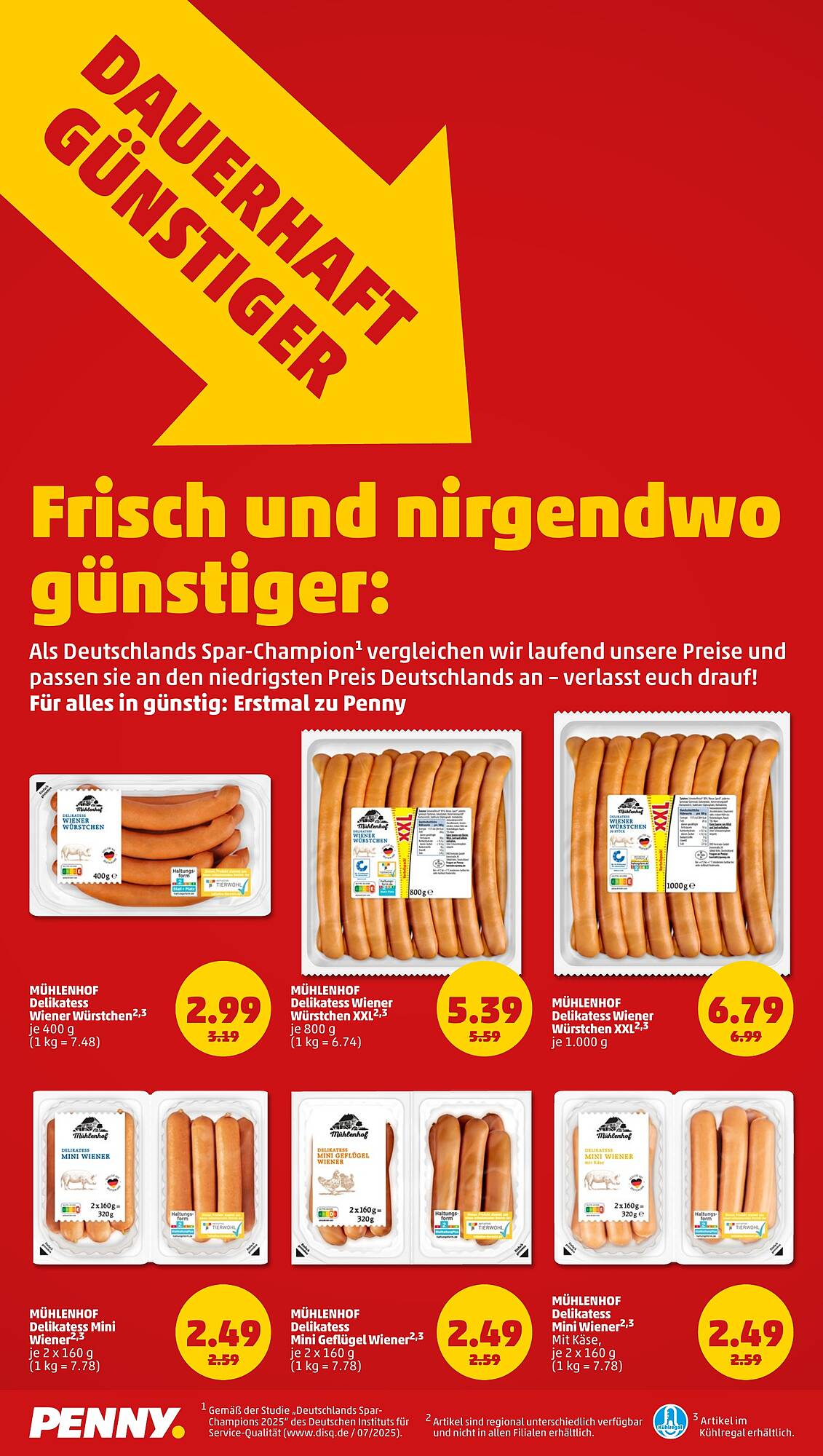 PENNY Prospekt KW52 mit aktuellen Angeboten und attraktiven Rabatten – günstige Lebensmittel, Sparen Sie bei PENNY Prospekt diese Woche!