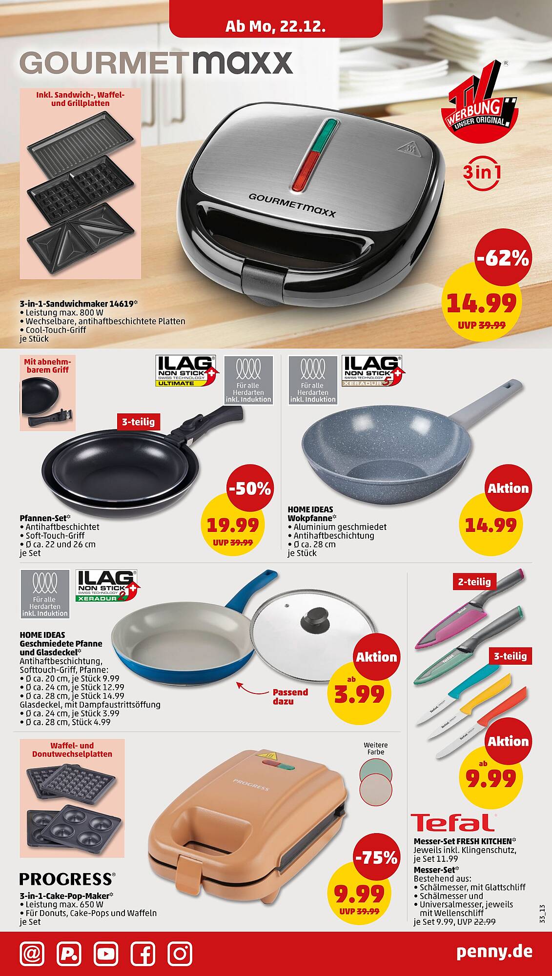 PENNY Prospekt KW52 mit aktuellen Angeboten und attraktiven Rabatten – günstige Lebensmittel, Sparen Sie bei PENNY Prospekt diese Woche!