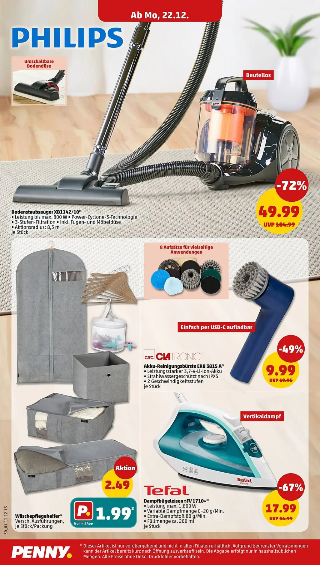 PENNY Prospekt KW52 mit aktuellen Angeboten und attraktiven Rabatten – günstige Lebensmittel, Sparen Sie bei PENNY Prospekt diese Woche!