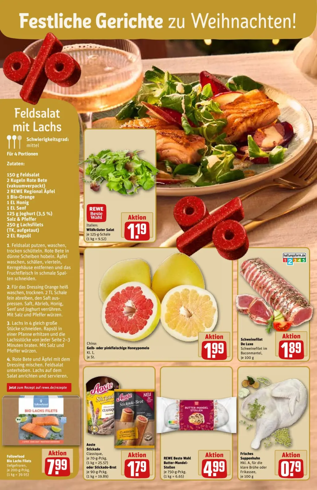 REWE Prospekt KW50 mit aktuellen Angeboten und attraktiven Rabatten – günstige Lebensmittel, Sparen Sie bei REWE Prospekt diese Woche!