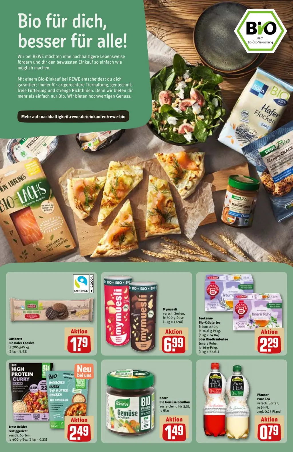 REWE Prospekt KW50 mit aktuellen Angeboten und attraktiven Rabatten – günstige Lebensmittel, Sparen Sie bei REWE Prospekt diese Woche!