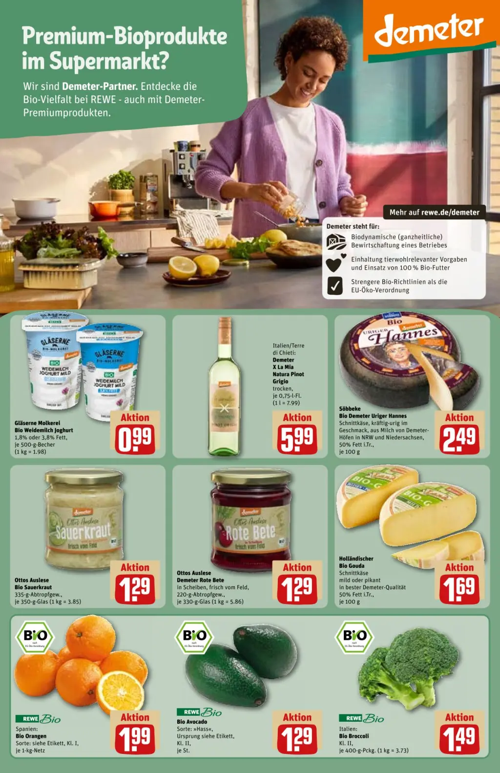 REWE Prospekt KW50 mit aktuellen Angeboten und attraktiven Rabatten – günstige Lebensmittel, Sparen Sie bei REWE Prospekt diese Woche!