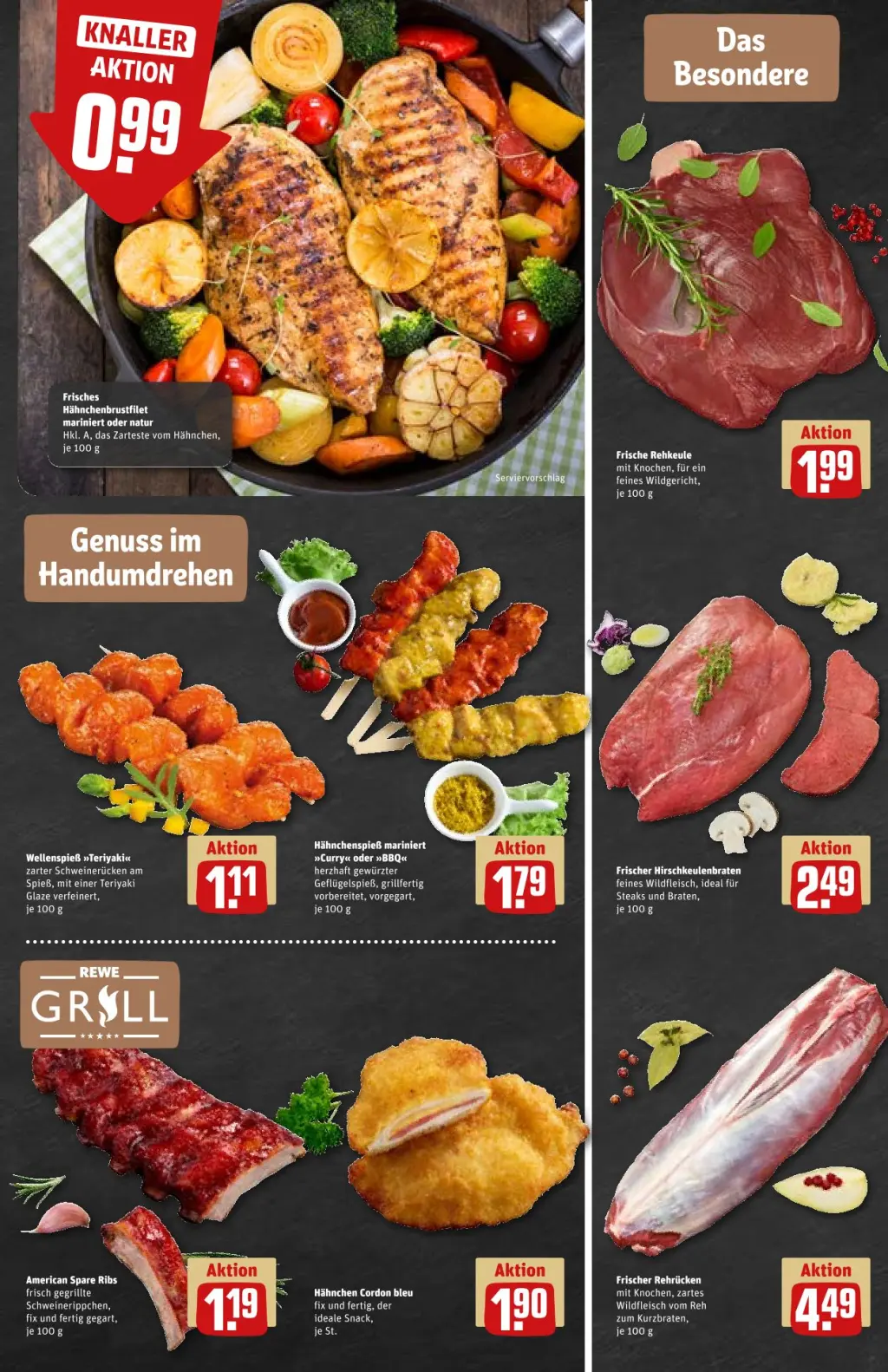 REWE Prospekt KW50 mit aktuellen Angeboten und attraktiven Rabatten – günstige Lebensmittel, Sparen Sie bei REWE Prospekt diese Woche!