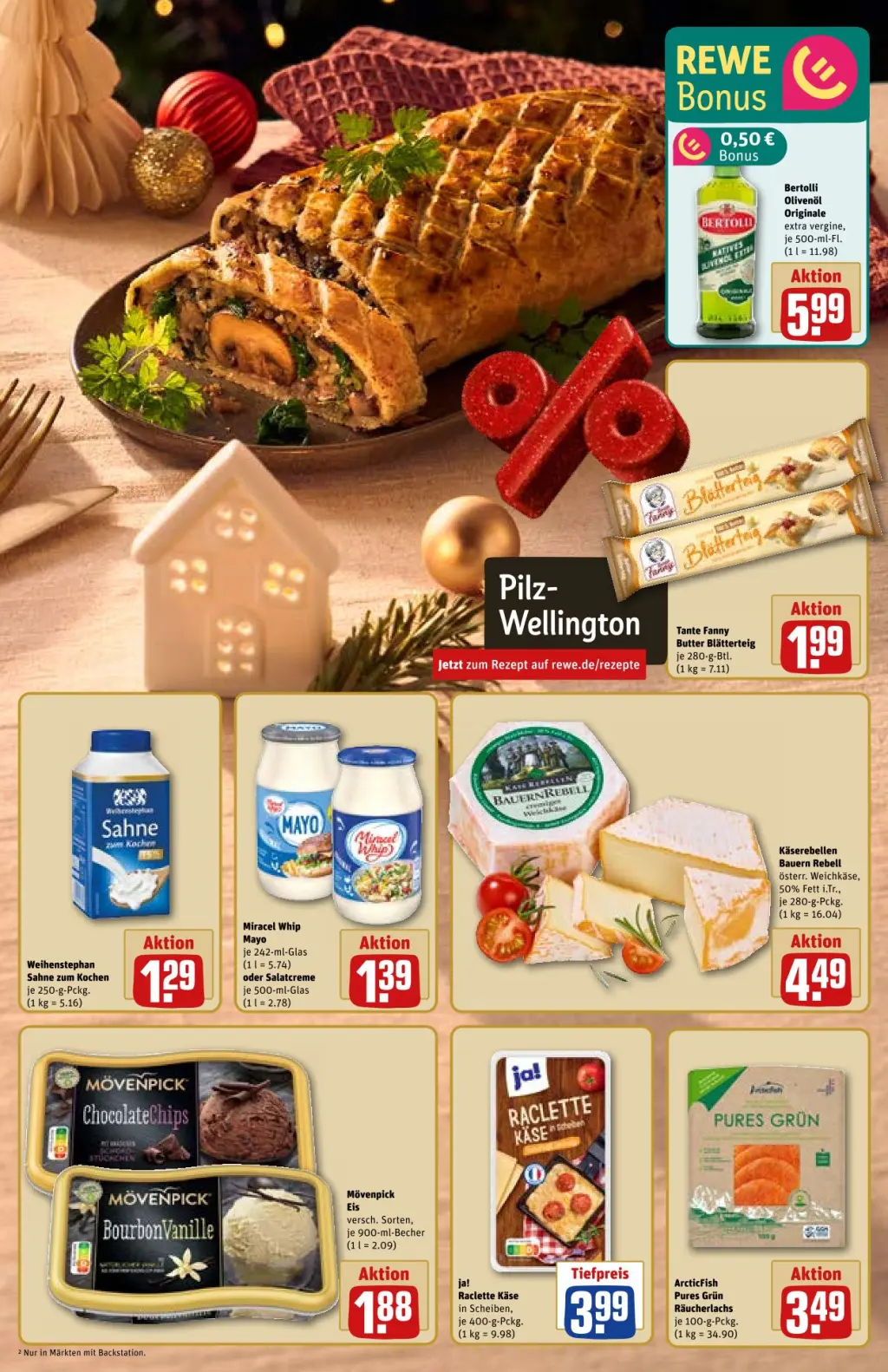 REWE Prospekt KW50 mit aktuellen Angeboten und attraktiven Rabatten – günstige Lebensmittel, Sparen Sie bei REWE Prospekt diese Woche!