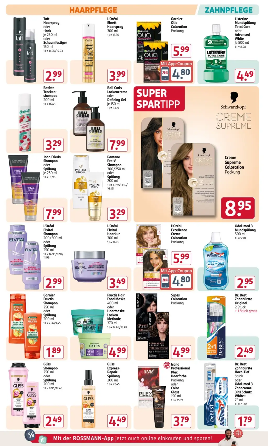 Rossmann Prospekt KW51 mit aktuellen Angeboten und attraktiven Rabatten – günstige Lebensmittel, Sparen Sie bei Rossmann Prospekt diese Woche!