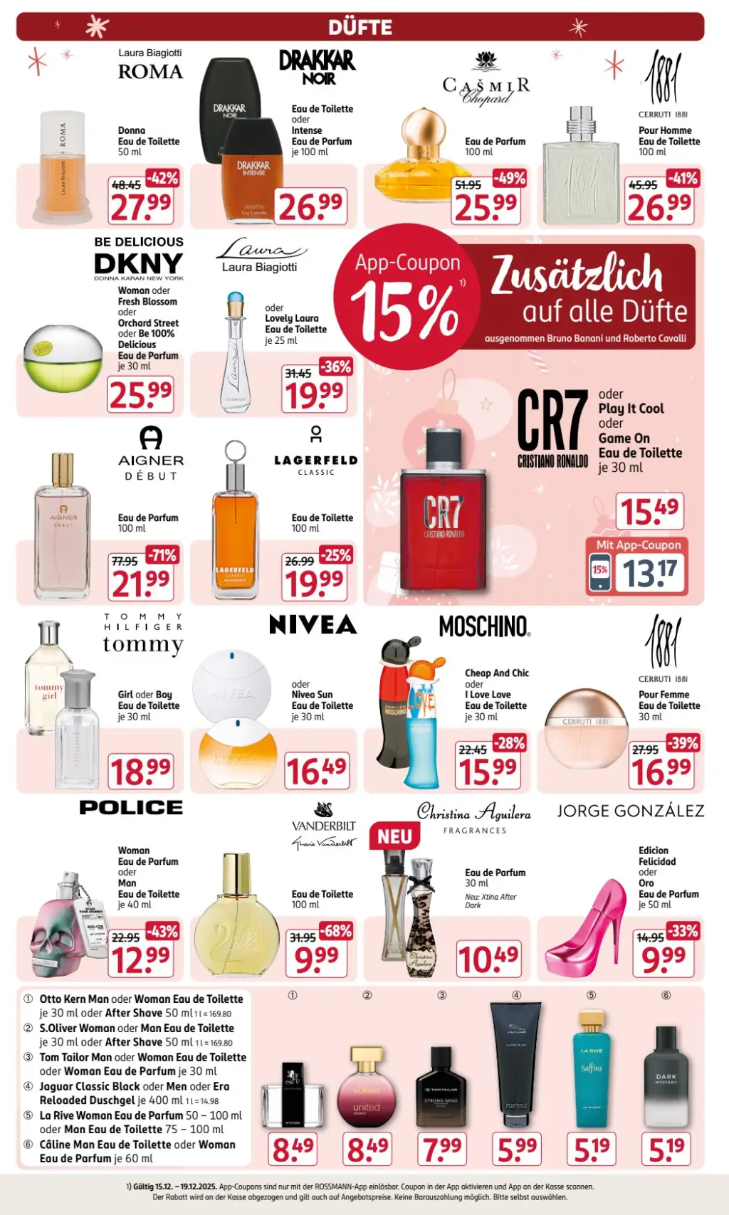 Rossmann Prospekt KW51 mit aktuellen Angeboten und attraktiven Rabatten – günstige Lebensmittel, Sparen Sie bei Rossmann Prospekt diese Woche!