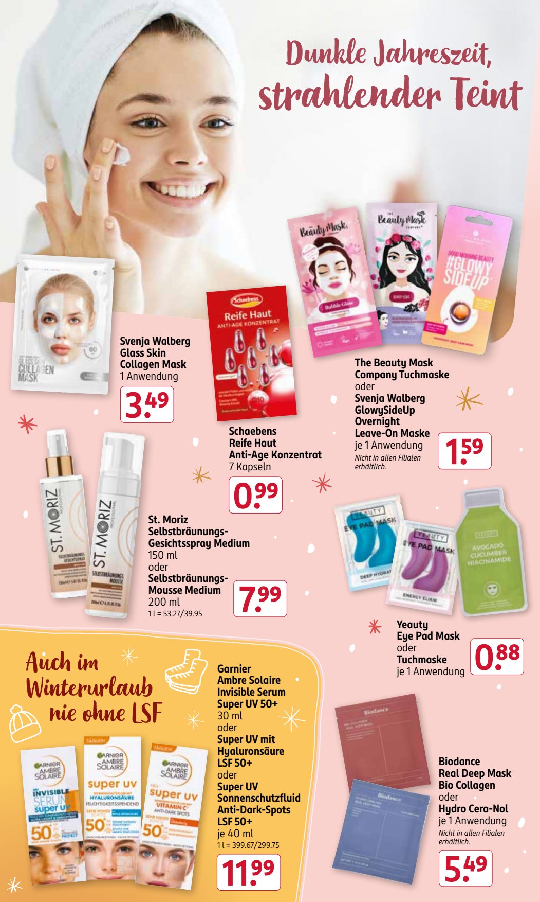 Rossmann Prospekt KW51 mit aktuellen Angeboten und attraktiven Rabatten – günstige Lebensmittel, Sparen Sie bei Rossmann Prospekt diese Woche!