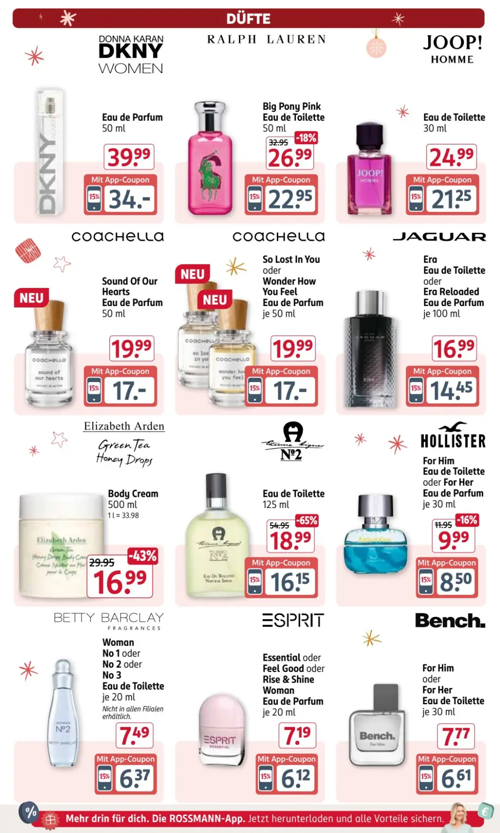 Rossmann Prospekt KW51 mit aktuellen Angeboten und attraktiven Rabatten – günstige Lebensmittel, Sparen Sie bei Rossmann Prospekt diese Woche! Rossmann Prospekt KW51 mit aktuellen Angeboten und attraktiven Rabatten – günstige Lebensmittel, Sparen Sie bei Rossmann Prospekt diese Woche!