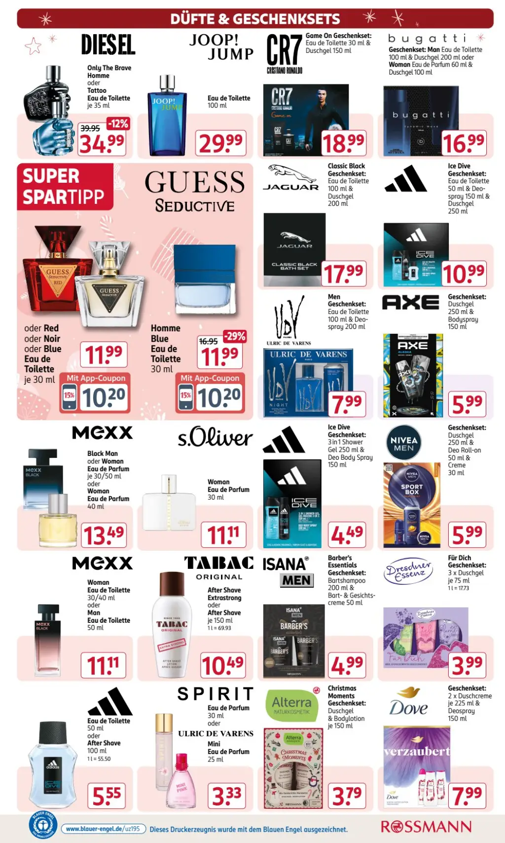 Rossmann Prospekt KW51 mit aktuellen Angeboten und attraktiven Rabatten – günstige Lebensmittel, Sparen Sie bei Rossmann Prospekt diese Woche!