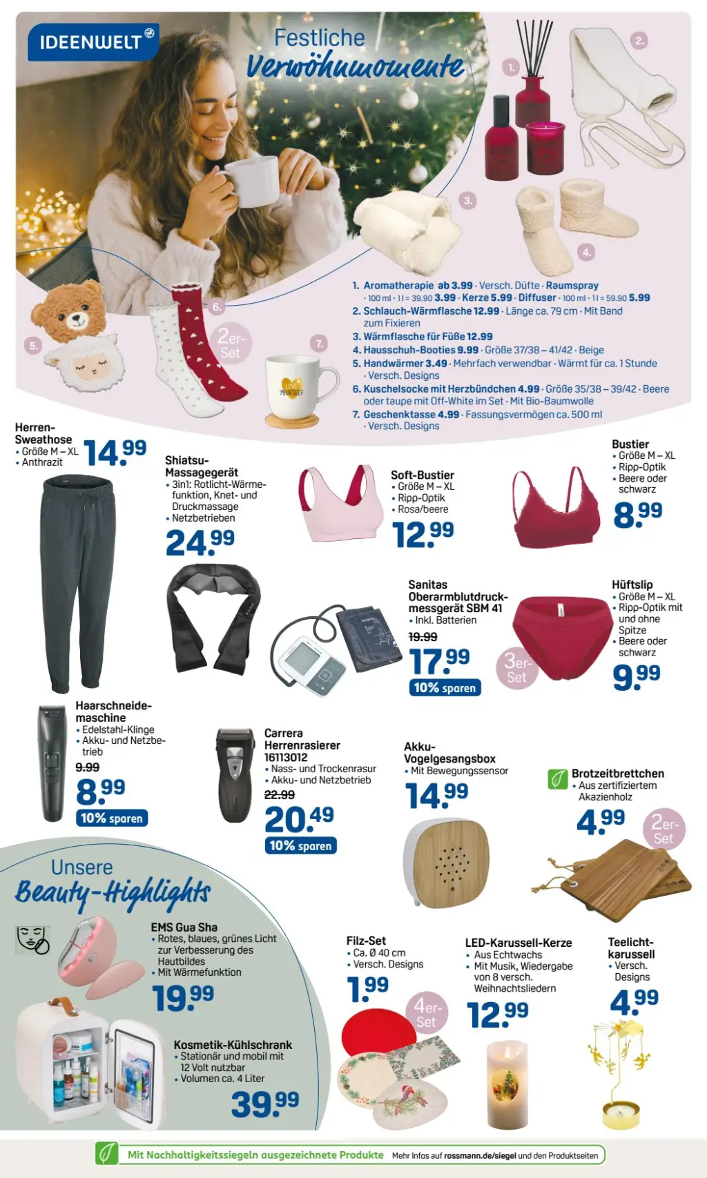 Rossmann Prospekt KW51 mit aktuellen Angeboten und attraktiven Rabatten – günstige Lebensmittel, Sparen Sie bei Rossmann Prospekt diese Woche! Rossmann Prospekt KW51 mit aktuellen Angeboten und attraktiven Rabatten – günstige Lebensmittel, Sparen Sie bei Rossmann Prospekt diese Woche!