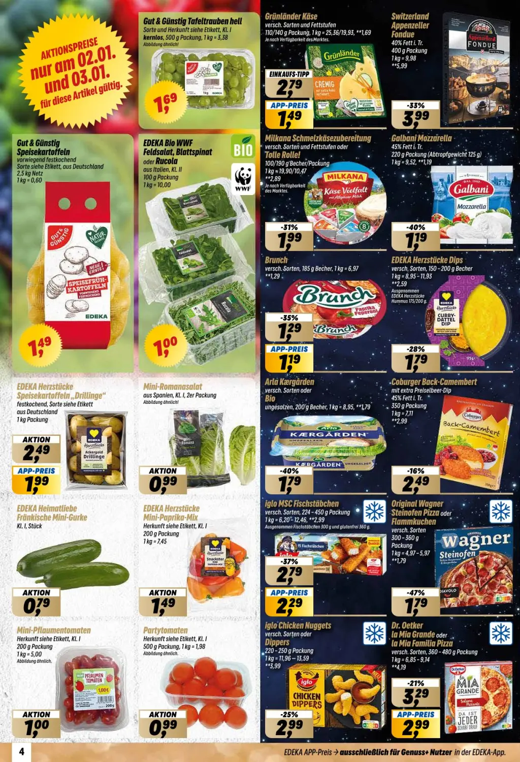 Simmel Prospekt KW01 mit aktuellen Angeboten und attraktiven Rabatten – günstige Lebensmittel, Sparen Sie bei Simmel Prospekt diese Woche!