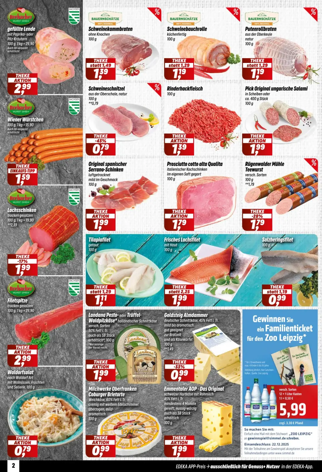 Simmel Prospekt KW51 mit aktuellen Angeboten und attraktiven Rabatten – günstige Lebensmittel, Sparen Sie bei Simmel Prospekt diese Woche!