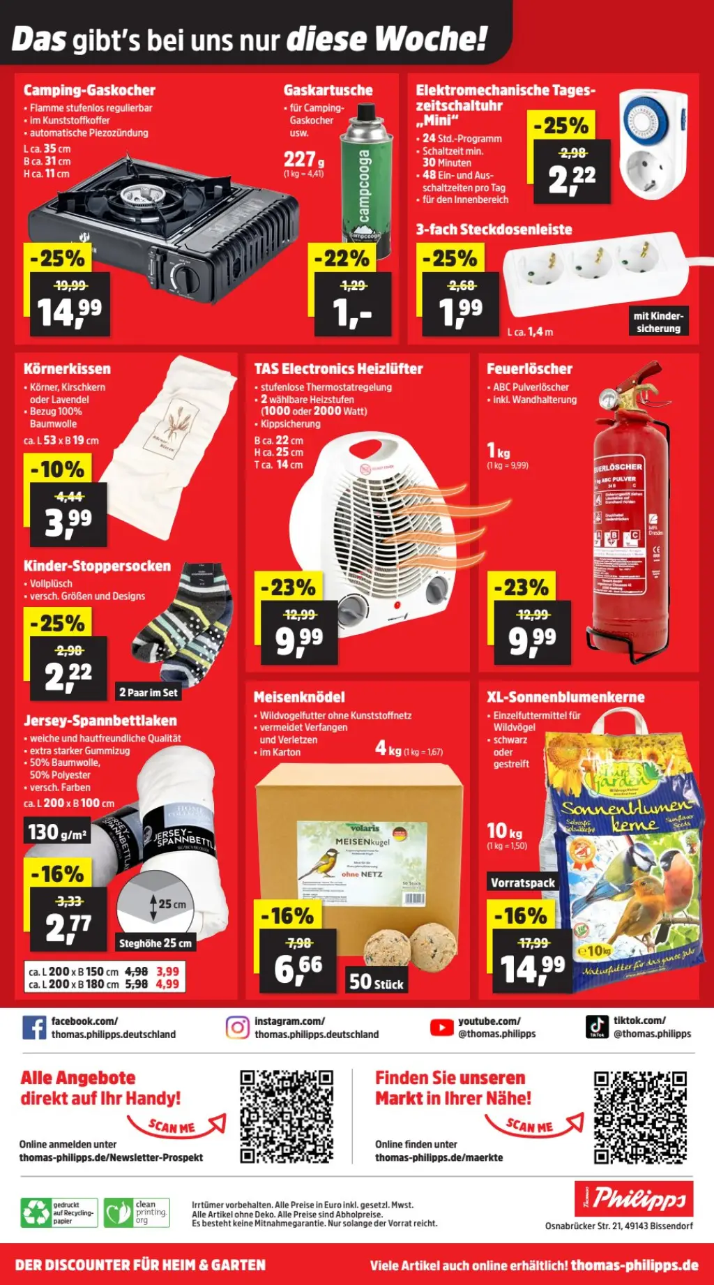 Thomas Philipps Prospekt KW50 mit aktuellen Angeboten und attraktiven Rabatten – günstige Lebensmittel, Sparen Sie bei Thomas Philipps Prospekt diese Woche!