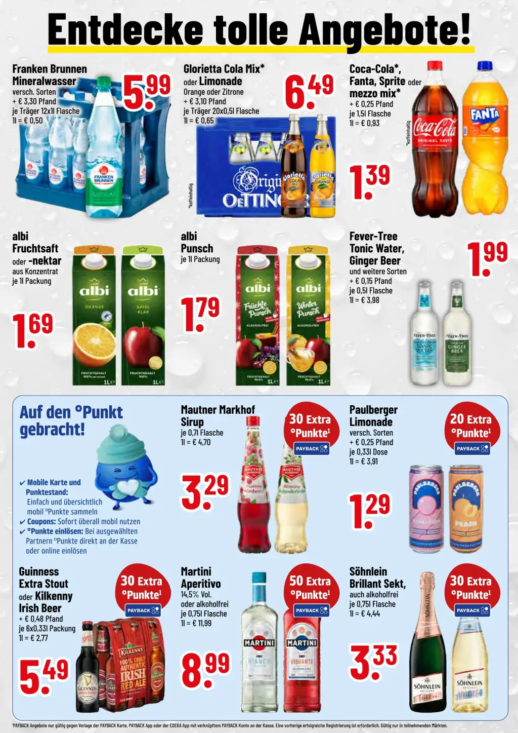 trinkgut Prospekt KW51 mit aktuellen Angeboten und attraktiven Rabatten – günstige Lebensmittel, Sparen Sie bei trinkgut Prospekt diese Woche!