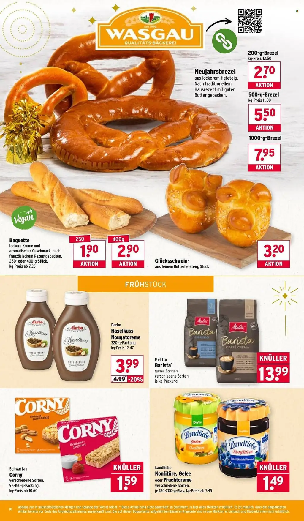 Wasgau Prospekt KW01 mit aktuellen Angeboten und attraktiven Rabatten – günstige Lebensmittel, Sparen Sie bei Wasgau Prospekt diese Woche!